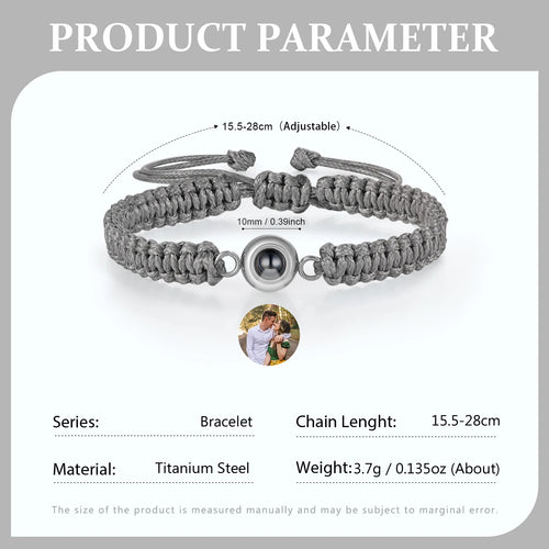 Pulseras de proyección de imagen personalizadas para mujeres