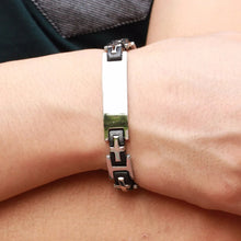 Load image into Gallery viewer, Pulsera de acero inoxidable con Cruz para hombre