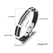 Load image into Gallery viewer, Pulsera de acero inoxidable para hombre