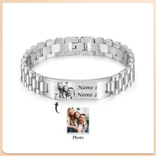 Load image into Gallery viewer, Pulsera con grabado personalizado para hombre