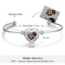 Load image into Gallery viewer, brazalete personalizado con foto de memoria para mujer