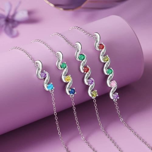 Pulsera personalizada para el día de la madre para mujer