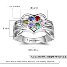 Load image into Gallery viewer, Anillo de Plata de Ley 925 con nombre grabado