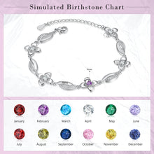 Load image into Gallery viewer, pulsera personalizada con 5 piedras de nacimiento para mujer