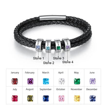 Load image into Gallery viewer, Pulseras personalizadas de acero inoxidable para hombre