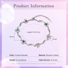 Load image into Gallery viewer, Pulsera personalizada con nudo de corazón