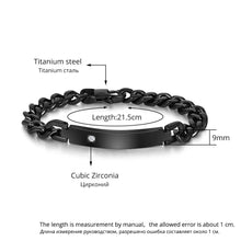 Load image into Gallery viewer, Pulsera con grabado personalizado para hombre