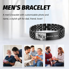 Load image into Gallery viewer, Pulsera de acero inoxidable para hombre