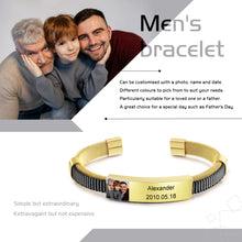 Load image into Gallery viewer, Pulsera con foto de Color para hombre