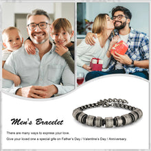 Load image into Gallery viewer, Pulseras Vintage personalizadas con grabado de nombre para hombres