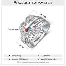 Load image into Gallery viewer, Anillo de Plata de Ley 925 para mujer