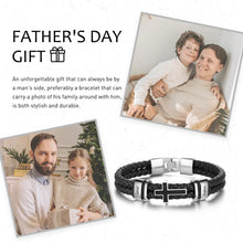 Load image into Gallery viewer, Pulsera de cuero personalizable para hombre