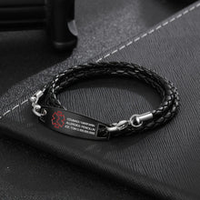 Load image into Gallery viewer, Pulsera de acero inoxidable personalizada para hombre