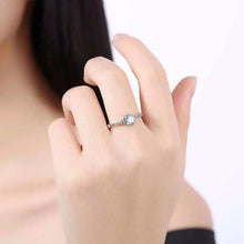 Load image into Gallery viewer, Anillo de boda de Plata de Ley 925 para mujer