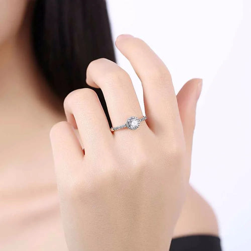 Anillo de boda de Plata de Ley 925 para mujer