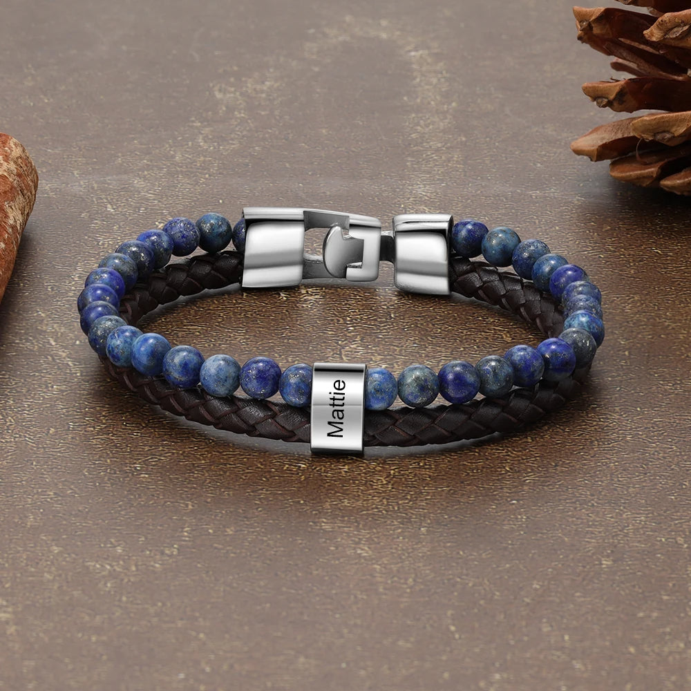 pulsera de acero inoxidable para hombre