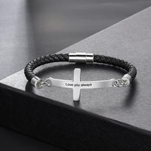 Load image into Gallery viewer, Pulseras personalizadas de acero inoxidable para hombre