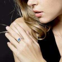 Load image into Gallery viewer, Anillo de Plata de Ley 925 personalizado para mujer