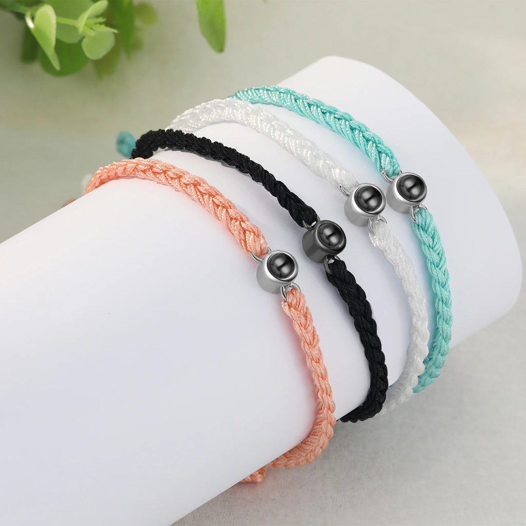 Pulseras con foto de proyección personalizada