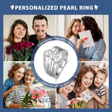 Load image into Gallery viewer, Anillos grabados con nombre de familia personalizados para mujer