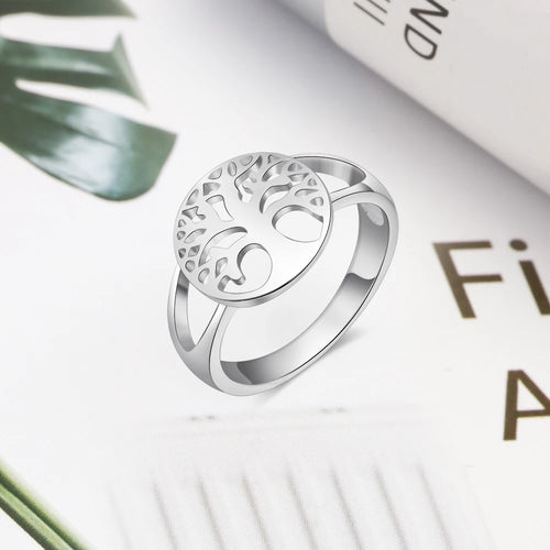 Anillo clásico de árbol de la vida para mujer