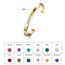 Load image into Gallery viewer, pulsera personalizada de acero inoxidable con nombre grabado