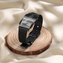 Load image into Gallery viewer, Pulsera con foto personalizada para hombre