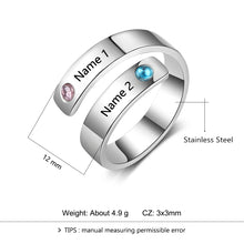 Load image into Gallery viewer, Anillos personalizados para madres