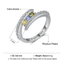 Load image into Gallery viewer, Anillos de grabado personalizados para madres