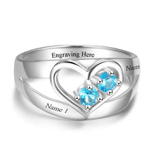 Load image into Gallery viewer, Anillo con forma de corazón para mujer
