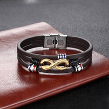 Load image into Gallery viewer, pulsera de cuero para hombre