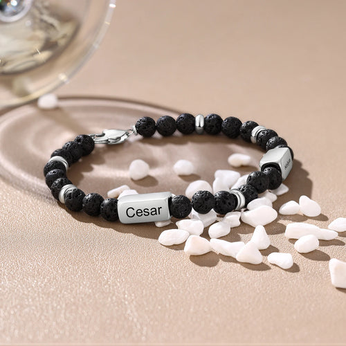 PULSERAS CON ABALORIOS personalizables para hombre y niño