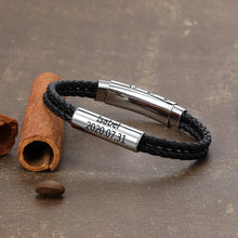 Load image into Gallery viewer, pulsera con nombre personalizado para hombre