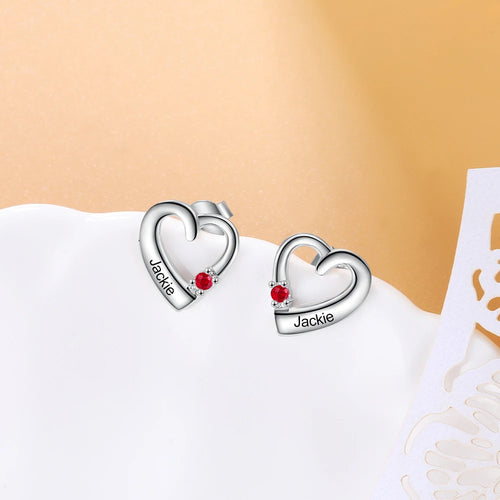 pendientes con nombre personalizado para mujer