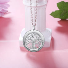 Cargar imagen en el visor de la galería, Collar personalizado de árbol de la vida para mujer