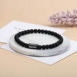 pulsera personalizada de acero inoxidable para hombre