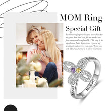 Load image into Gallery viewer, Anillo de Cruz Floral personalizado