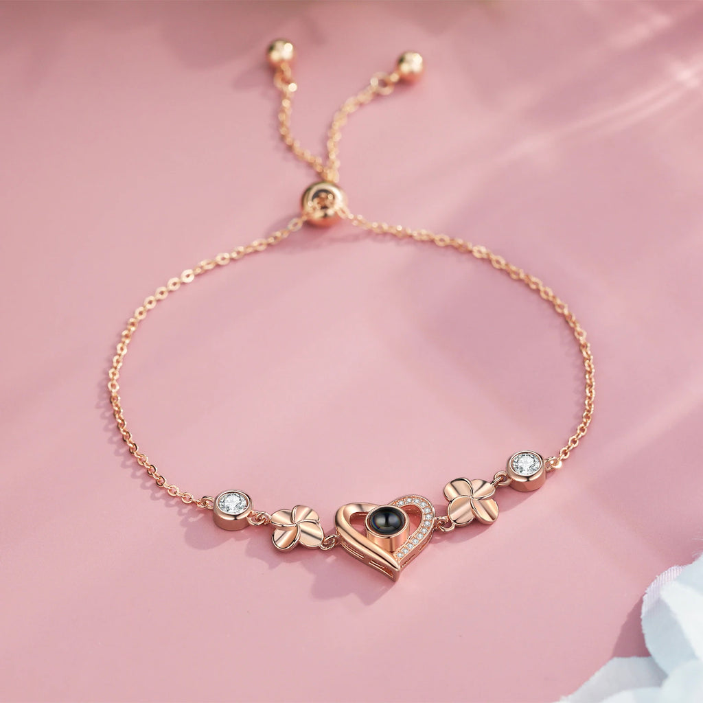 Pulsera de proyección de foto personalizada