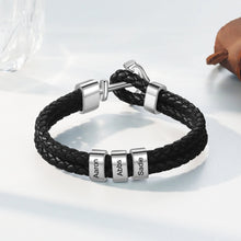 Load image into Gallery viewer, Pulsera de cuentas personalizable para hombre