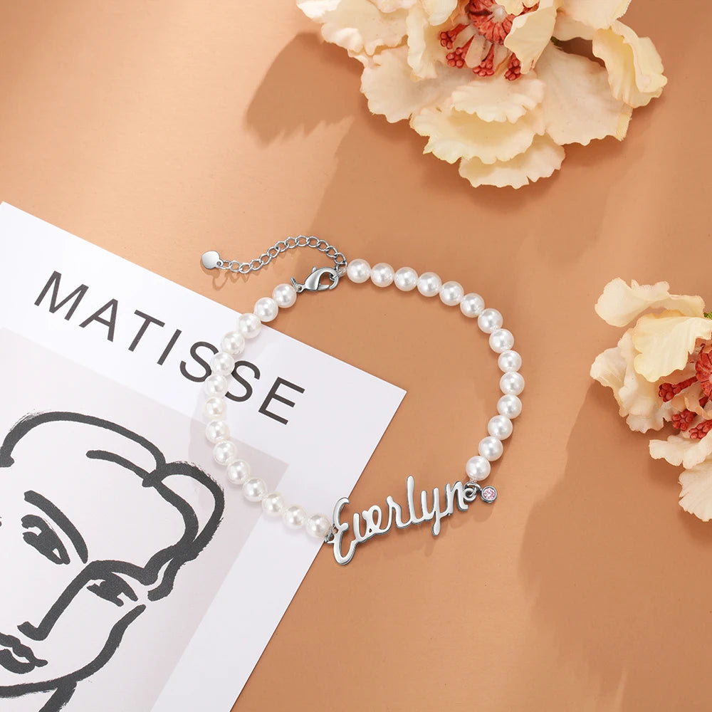 pulsera con placa de identificación personalizada