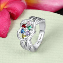 Load image into Gallery viewer, Anillo de Plata de Ley 925 con nombre grabado