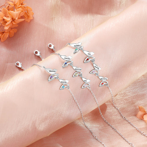 Pulsera personalizada para el día de la madre para mujer