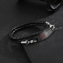 Load image into Gallery viewer, Pulsera de acero inoxidable personalizada para hombre