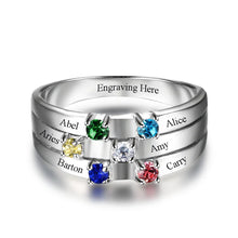 Load image into Gallery viewer, Anillo de Plata de Ley 925 para familia y amistad