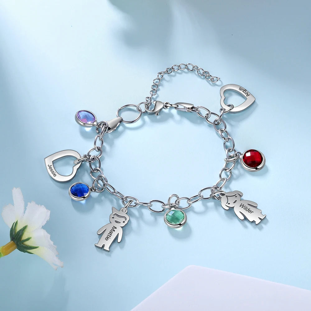 pulsera personalizada con nombre grabado para mujer