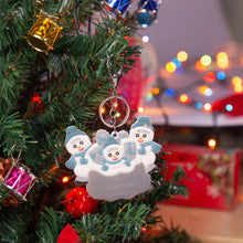 Cargar imagen en el visor de la galería, Llavero personalizado de muñeco de nieve de Navidad para mujer