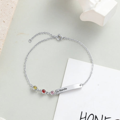 Pulseras personalizadas con nombre para madres