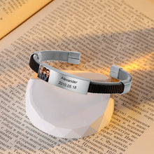 Load image into Gallery viewer, Pulsera con foto de Color para hombre