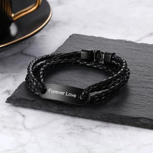 Load image into Gallery viewer, pulsera personalizada de acero inoxidable para hombre