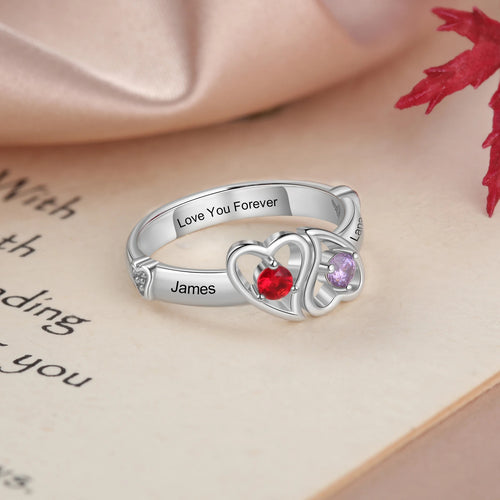 Anillo de compromiso personalizado para mujer